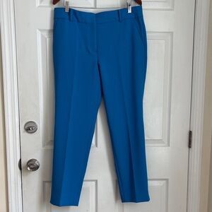 NEW Talbots Hampshire Ankle Pant Vibrant Blue Ankle Length straight leg Size 12